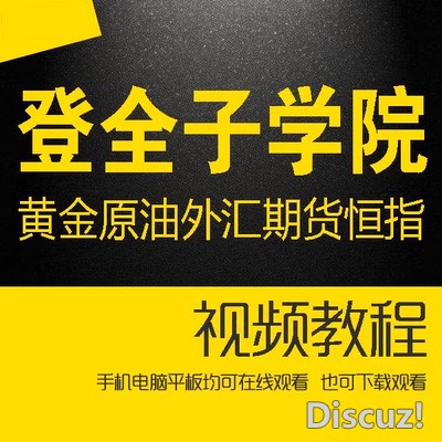 登全子学院黄金原油外汇期货恒指高手课程（37节）2019年视频